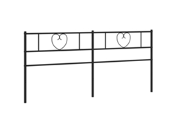 Cabeceira de substituição de 193 cm em metal marrom, exclusiva da MAISON.