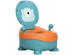 Penico para Bebê de 6 a 36 Meses Penico de Bebê em Formato Alienígena Tampa Antiderrapante 35,6x35,7x22,2 Cm Azul Ge