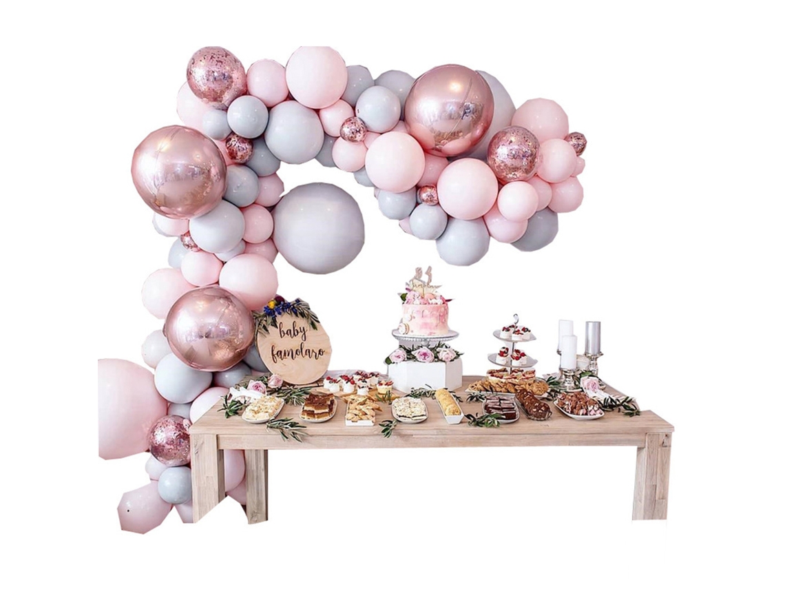 Macaron Latex Balões para Casamento e Festa Conjunto de Corrente Decorativa 5 Polegadas LAXISCREED