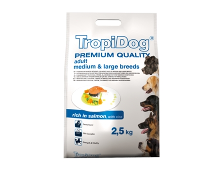 Tropidog Premium Adult Medium&Amplarge Breeds Salmon 2.5Kg