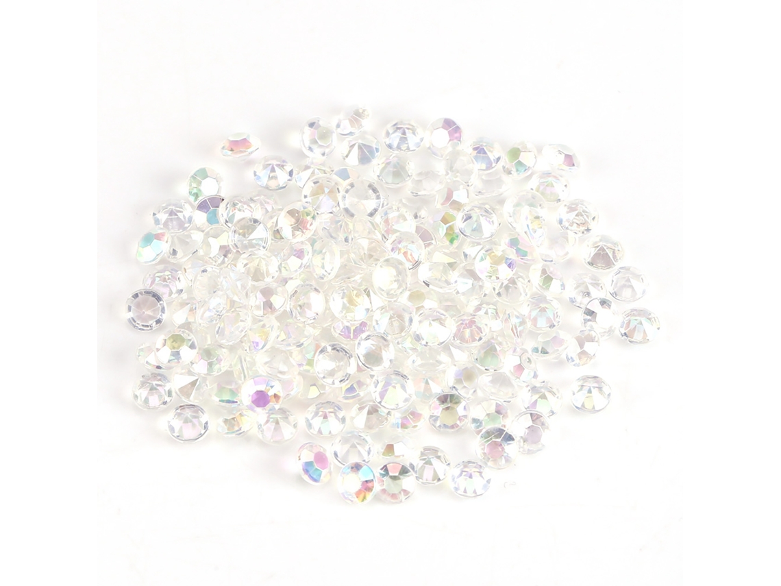 Laxiscreed Conjunto De 1000 Pérolas Acrílicas Transparentes De 4mm Para Decoração De Casamentos E Festas