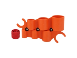 Kit de ferramentas para remoção de rebarbas em tubos de medidores de profundidade, compatível com diversos materiais, internos e externos.