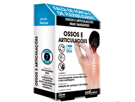 Suplemento alimentar para ossos e articulações mais saudáveis