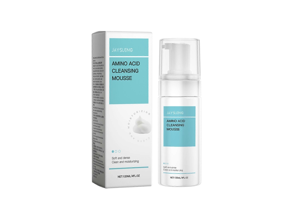 Espumas De Limpeza Facial Com Aminoácidos Jaysuing Que Limpam, Hidratam E Umedecem Suavemente A Pele Do Rosto. Limpador Reparador.