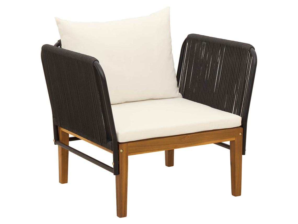 Maison Exclusive - Cadeira De Jardim Com Almofadas Natural