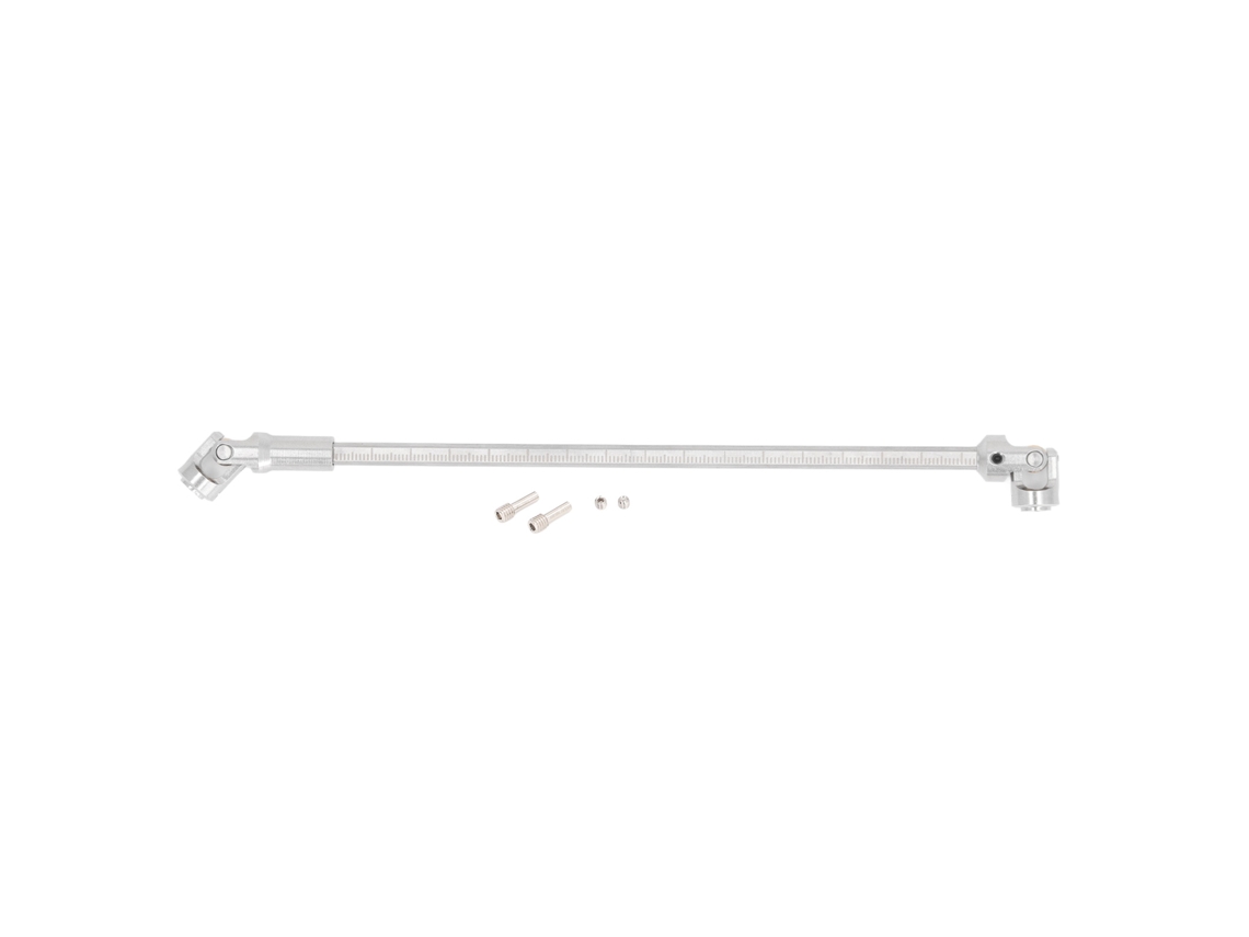 Eixo De Transmissão Central De Aço Inoxidável Para Carro Rc, 68mm A 229mm, Peça Para Scx10 Gen 7 1/10 Crawler Prateado