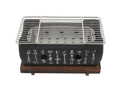 Forno Coreano Japonês Churrasqueira Liga de Alumínio Grelhador a Carvão Portátil Acessórios para Festa Ferramentas de Cozinha SODIAL