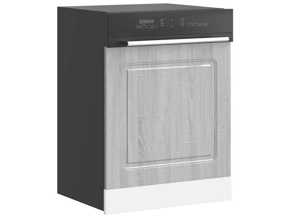Vidaxl Painel Máquina Lavar Louça Kalmar 60x1,5x57 Cm Cinzento Sonoma