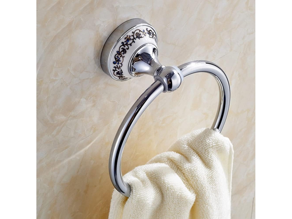 Porta-toalhas Em Aço Inoxidável Para Banheiro, Com Argola Para Toalha.