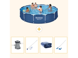 Bestway Piscina Bestway Steel Pro Redonda - 396x84 Cm - 5-peças S323