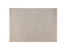 Conjunto 1 Tapete Interno Vidaxl Bege Poliéster (200 X 140 Cm)