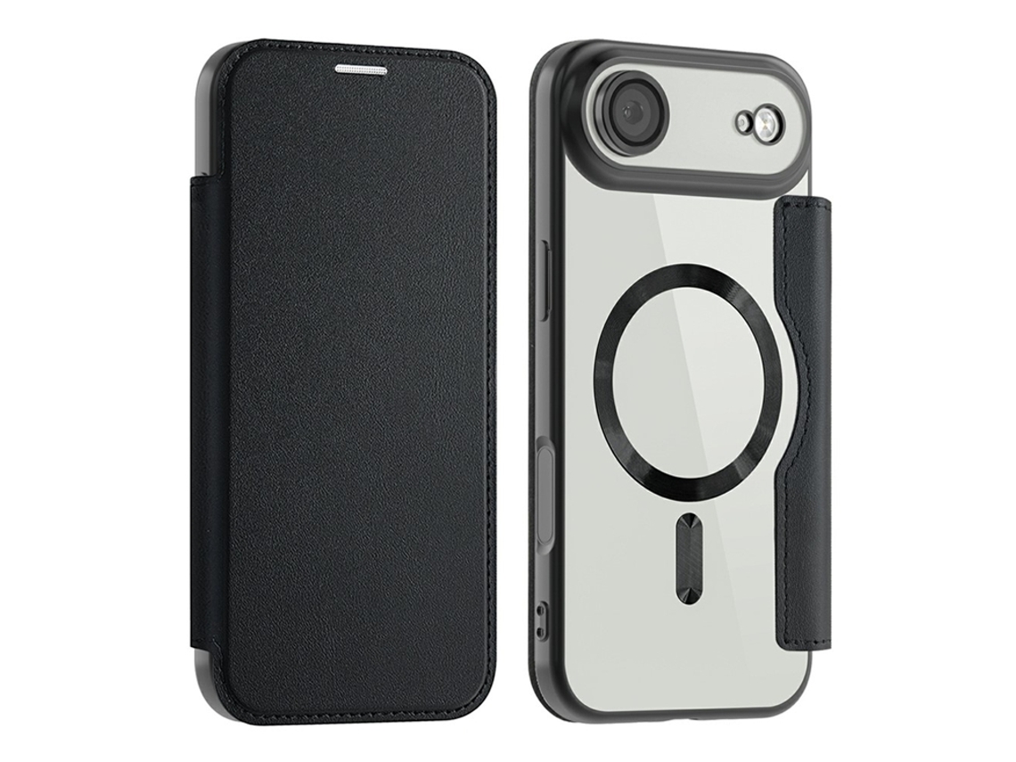 Capa Carteira Para Iphone Air Com Magsafe Rfid - Preta