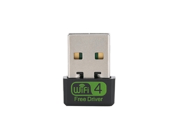 Adaptador De Placa De Rede Sem Fio 20dbm 150m 2.4g Usb2.0 Sem Driver