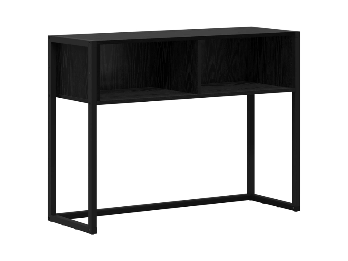 Mesa de Apoio com Armazenamento Carvalho Preto MAISON EXCLUSIVE 100x36x75 cm