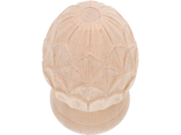 Boule D Escalier Fácil De Instalar Estilo Europeu Em Bois Esculpido Embouts Em Bois Brut,