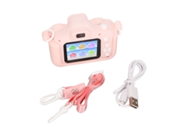 Câmera Infantil Kids 2in Tela Hd Rosa 3-10 Anos