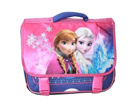Mochila De Menina La Reine Des Neiges Escolar Rainha Neves Rosa