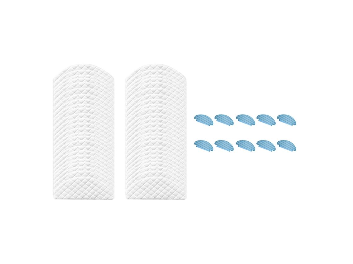 Ad-60 peças de pano descartável para aspirador de pó robô Ecovacs Ozmo T8