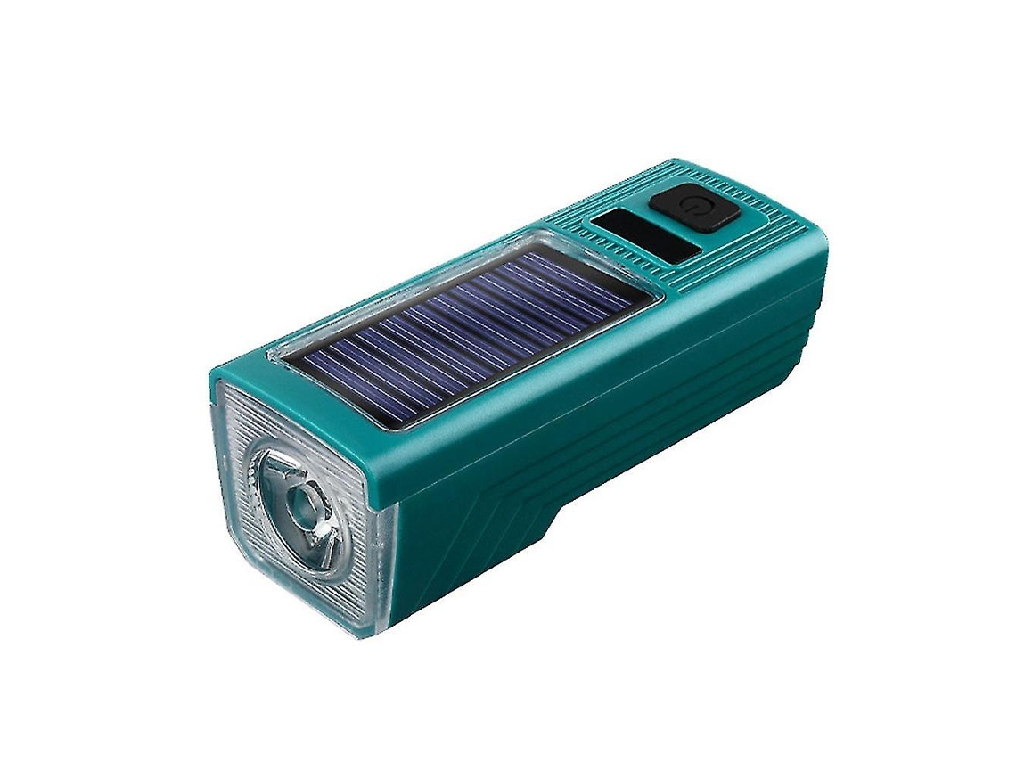 Luz Led Para Bicicleta, Farol Solar Para Bicicleta, Luz De Advertência À Prova Dágua Para Ciclismo, Banco De Energia Com 4 Luzes Olysi Shop