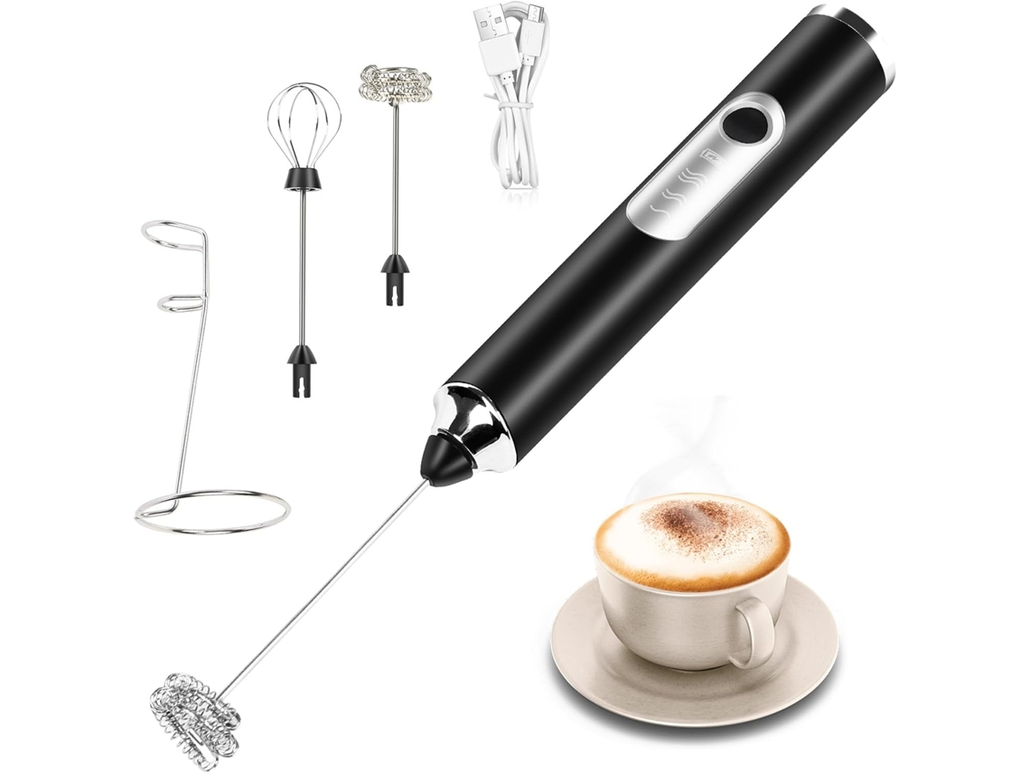 Espumador Elétrico de Leite, 3 Velocidades, para Café AQUAFORGE