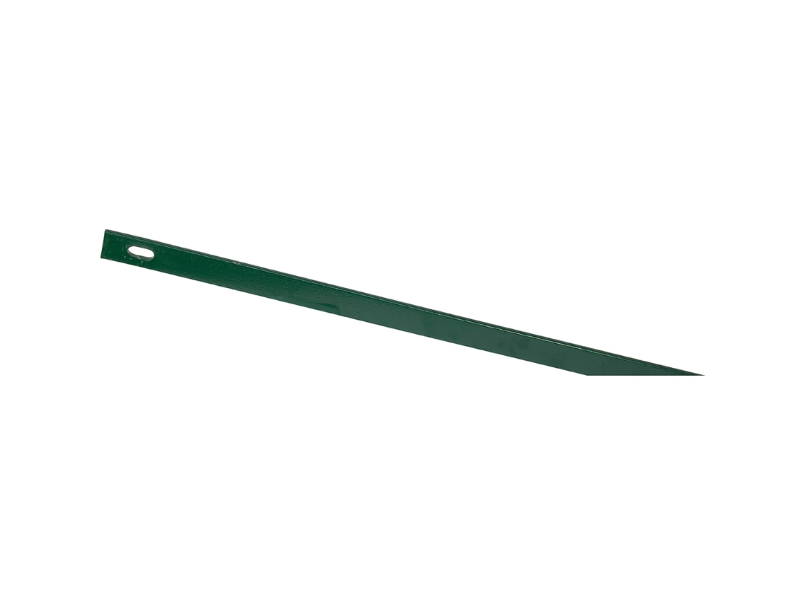 Pletina galvanizada y lacada verde - 2000 mm