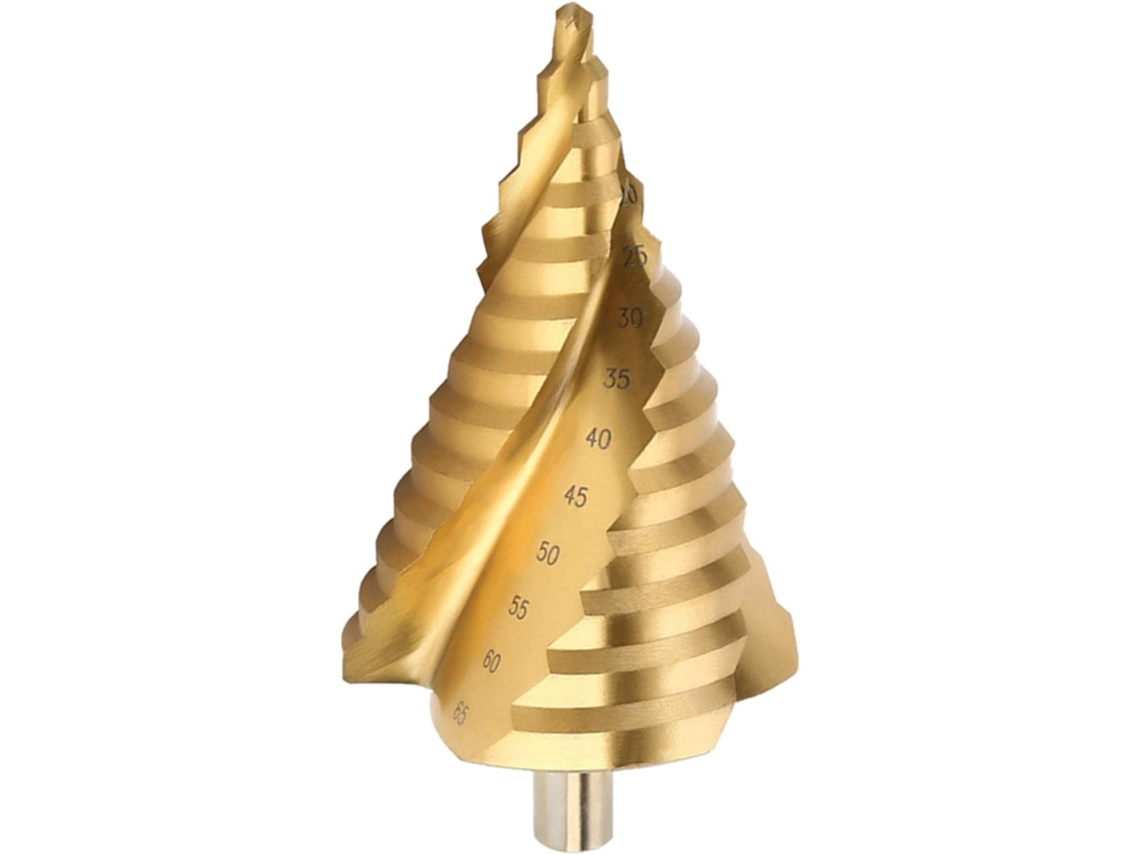 Broca Escalonada Hss Broca Cônica Espiral De 6 A 65 Mm Com Haste Triangular Para Ferramentas De Perfuração De Furos Em Metal Slowmoose