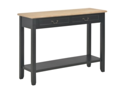 Console Table, Console Tables Vidaxl Preto Madeira (n/a)
