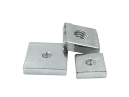 20 Peças 40 M3 M4 M5 M6 Porca De Bloco Quadrado Fino Em Aço Carbono Galvanizado, M4x12x12x2mm