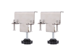 2pcs Braçadeira Universal de Armário em Aço Inoxidável, Anti deslizante, para Instalação Frontal de Gaveta | S/MARCA