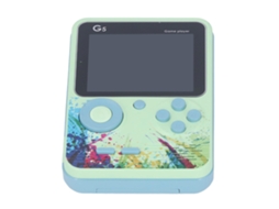 Primerox console de Jogo Portátil Retro 3.0 Polegadas Tela Lcd Colorida com Saída Av e Jogos Múltiplos Verde