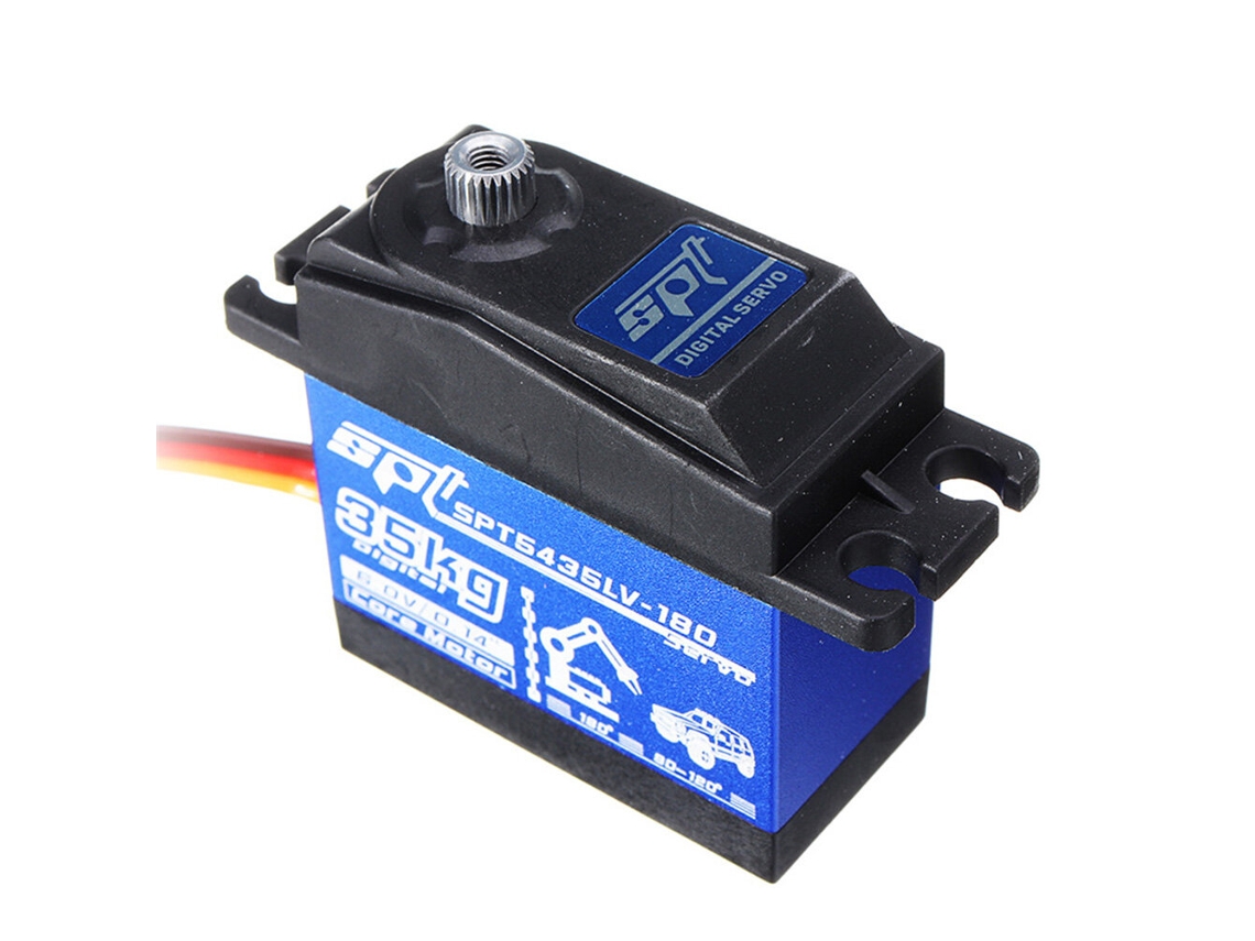 Servo Spt Spt5435lv 180 de 35 Kg com Elevado Binário e Engrenagens Metálicas para Braço Robótico Rc e Carro Rc. MDUG