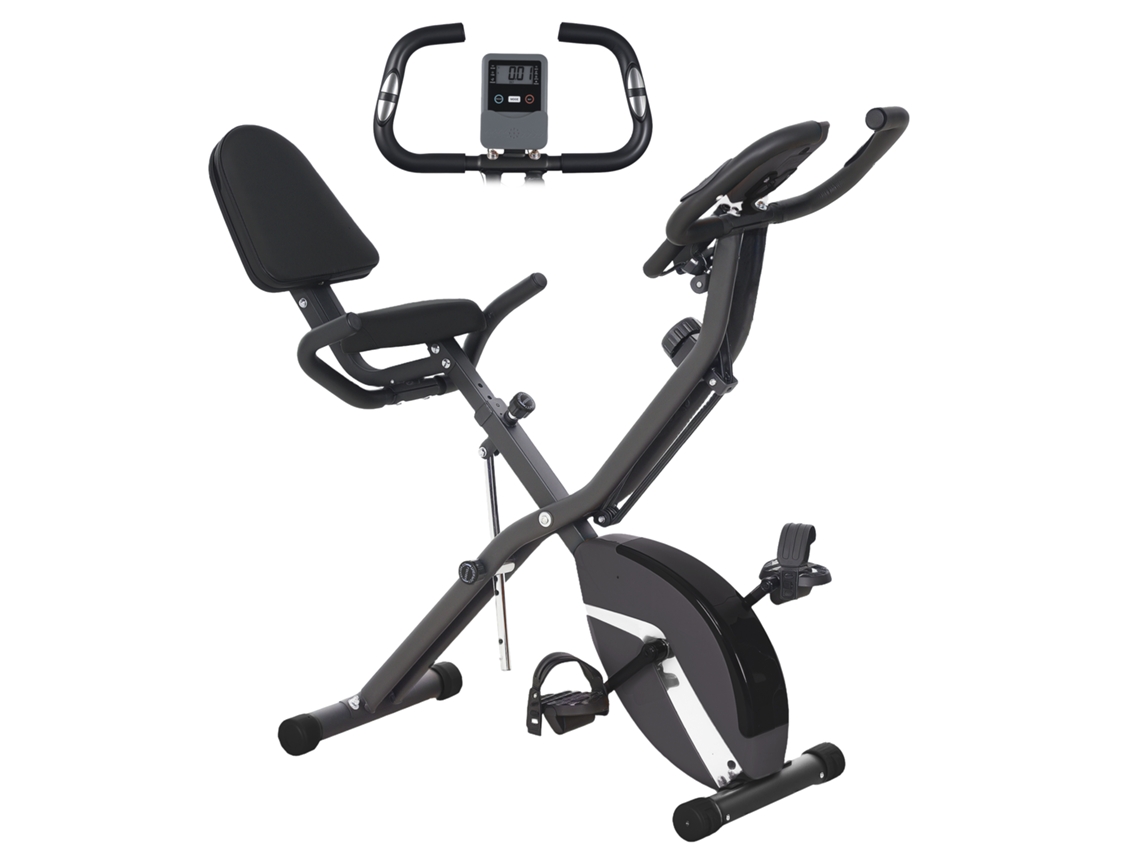 Bicicleta Estática Aço, Abs Cor Preto 43x97x109 Cm Sportnow