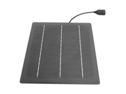Painel Solar 7W 5V Carregador USB de Silício Monocristalino para Camping e Power Bank