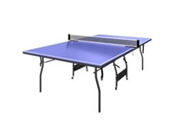 Mesa Tênis Mesa Dobrável Média com Rede e 3 Bolas 12mm, Diversão e Exercício