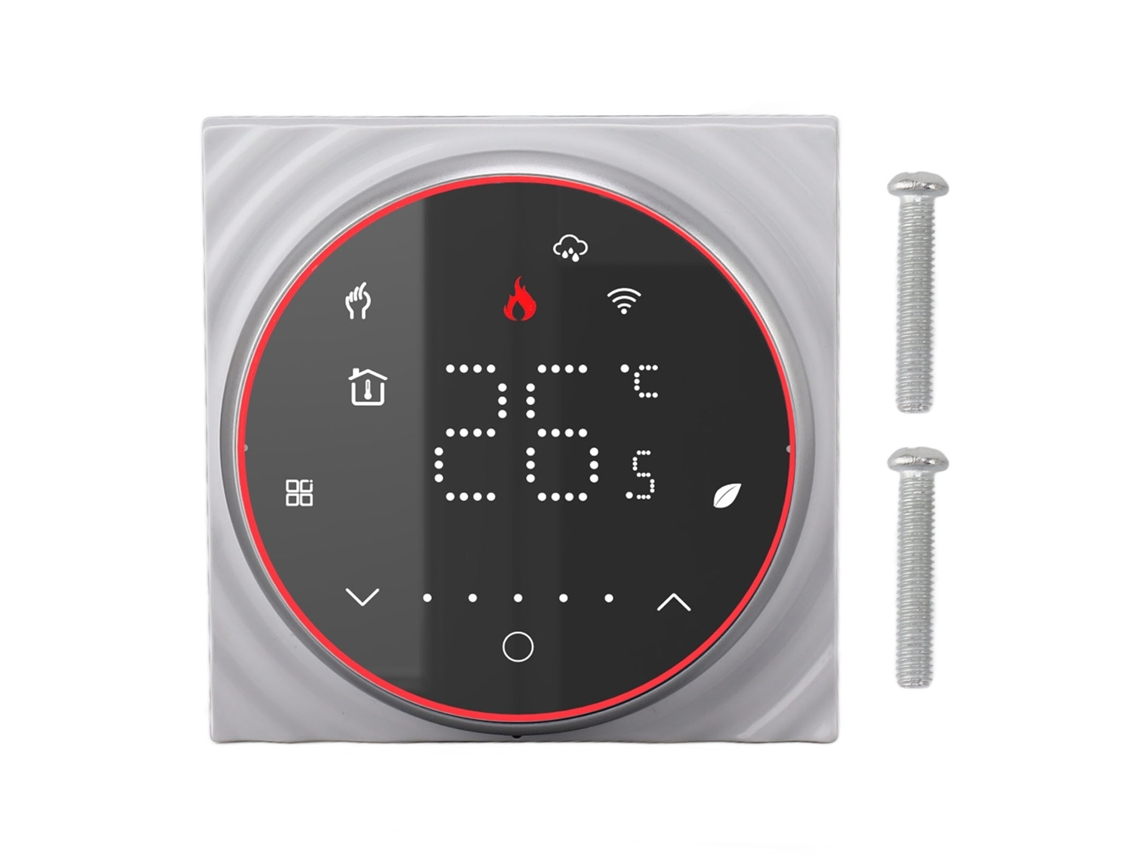 Termostato Inteligente Wifi Programável Controle App Voz Alta Precisão 95v 240v