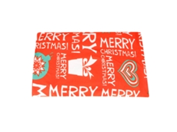 Capa de Cadeira Natal Poliéster Azul S/MARCA