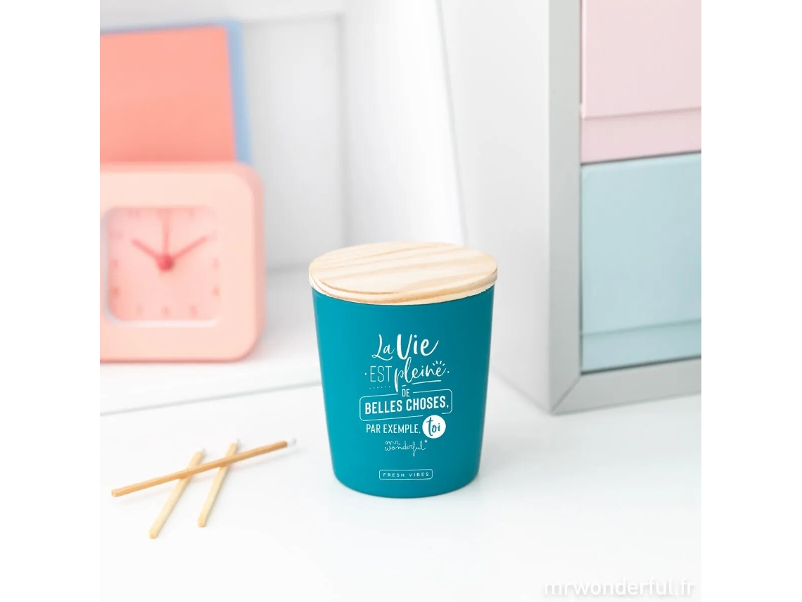 Velas Perfumadas A Vida Está Cheia De Coisas Bonitas Mr Wonderful Velas Perfumadas A Vida Está Cheia De Coisas Bonitas Mr Wonderful