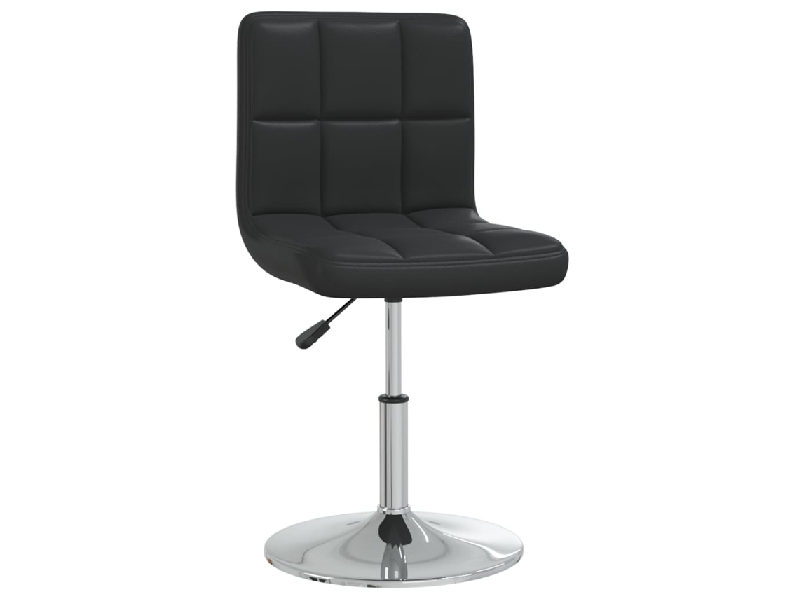 Banco de Bar Couro Artificial Preto MAISON EXCLUSIVE