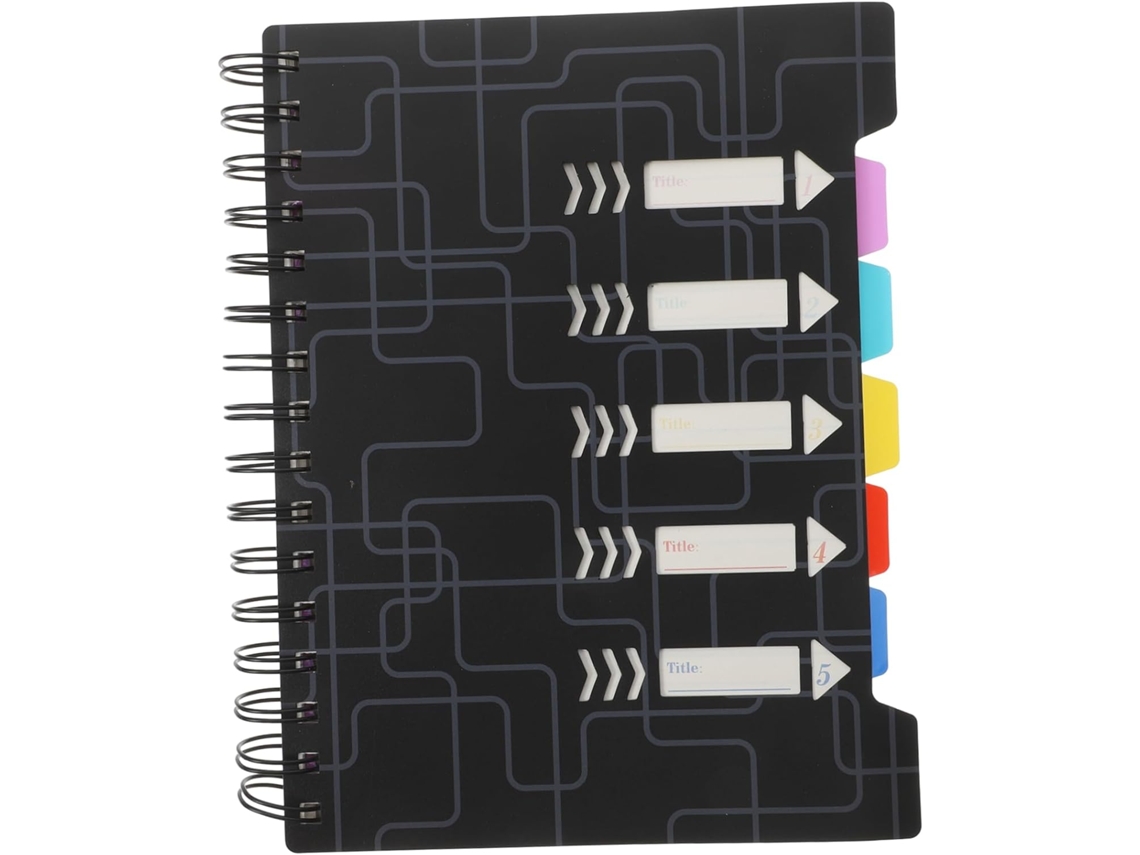 Espiral Pequeno Com Linhas E Divisórias, Ideal Para Escola, Reuniões E Trabalho. Gokoco