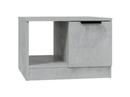 Mesa de Centro Madeira Processada Cinza Cimento MAISON EXCLUSIVE 50x50x36 cm