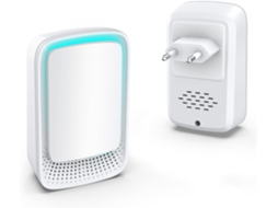 2 Purificadores Plug in Íons Negativos P/ Escritório Quarto Banheiro Pets ZYBLSSBB