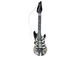 Guitarra esqueleto inflável de 105 cm