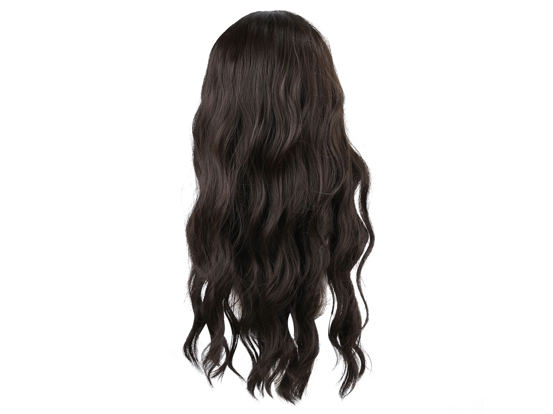 2026 peluca de Fiesta de Cosplay Sintética Moda Mujer 66cm Pelo Largo Rizado Negro Resistente a Alta Temperatura