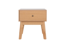 Mesa de Cabeceira em Mdf Natural, 45x36x49cm ALEXANDRA HOUSE LIVING
