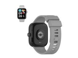 Kit Bracelete Silicone Película de Hydrogele Compativel com Xiaomi Redmi Watch 4 Cinzento