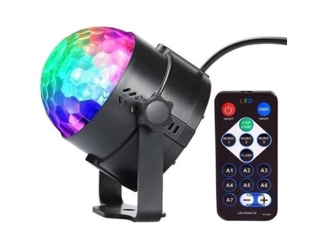 2 pacote lâmpada de palco, luz da noite mostra led controle remoto bola espelho innoolight iluminação discoteca dj ponto controle noite s MOONMINI