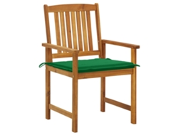 Maison Exclusive - Cadeiras De Jardim Com Almofadões 8 Pcs Acácia Maciça