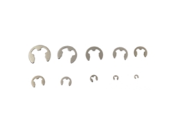 Conjunto De Circlips Em Aço Inoxidável Laxiscreed, 120 Peças Para Diâmetros De M1.5 A 10mm