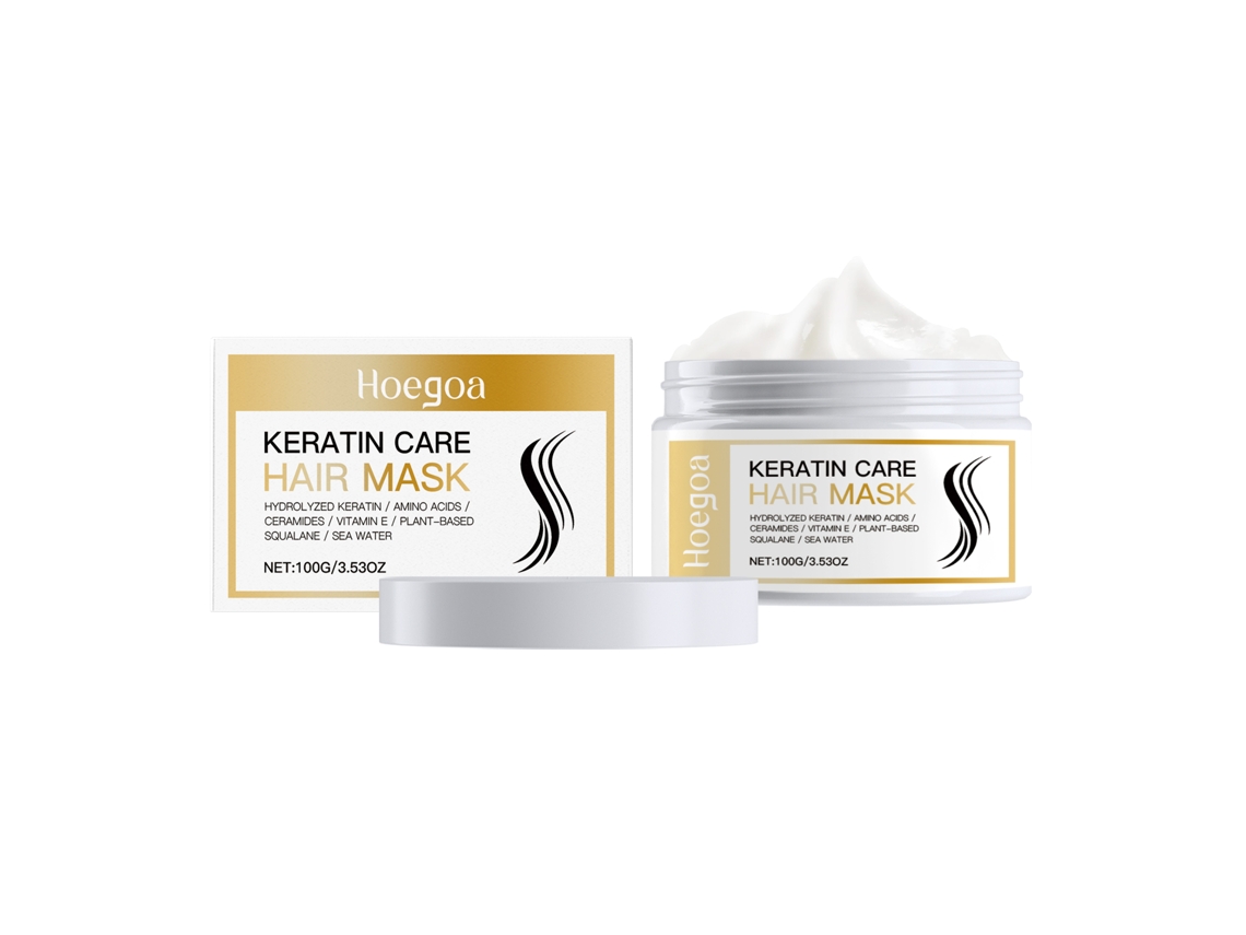 Máscara Capilar para Pontas Opacas, Secas e Frizz, Tratamento de Reparo com Queratina LAXISCREED