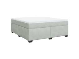 Box Spring Bed, Box Spring Beds Vidaxl Cinzeto Veludo (180 X 200 Cm)